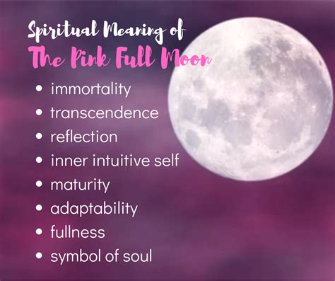 spiritual meaning of pink moon